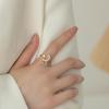 "Chic Star & Moon Adjustable Open Ring for Women"