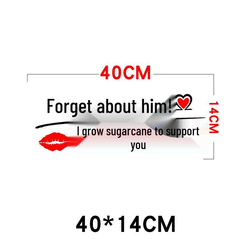 Creative Personality Reflective Car Door & Rear Window Sticker: 'A Wise Man Speaks Little'