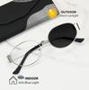 New Fashion Brand Design Metal Oval Men Myopia Glasses Optical Prescription Nearsight Anti Blue Light Women Short Light Eyewear