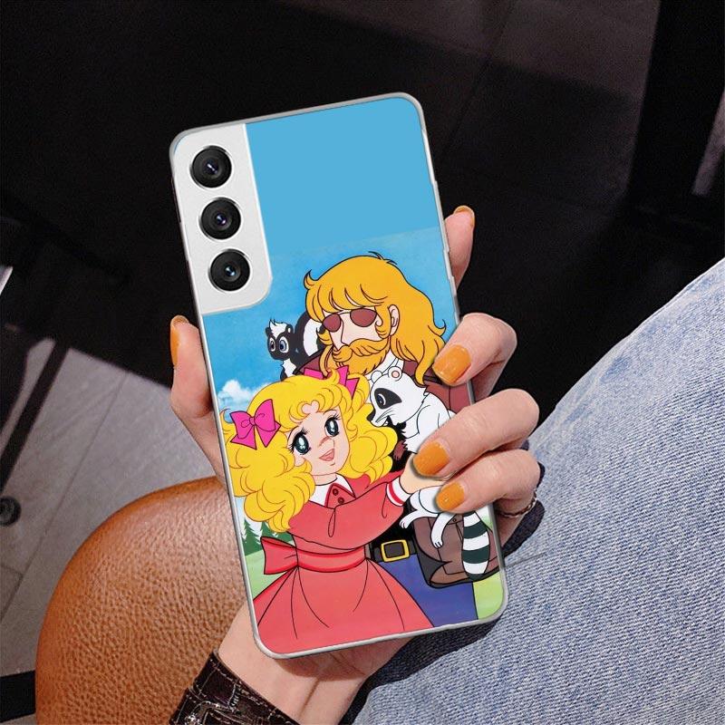 

Candy 90s Anime Phnoe Case for Samsung Galaxy S26 S25 Edge S23 S24 Ultra S22 Plus S21 S20 FE Unique Cover Soft Coque Galaxy S25 Samsung S22