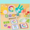 Childrens Wooden Educational Clock Learning Toy For Early Math Skills Development