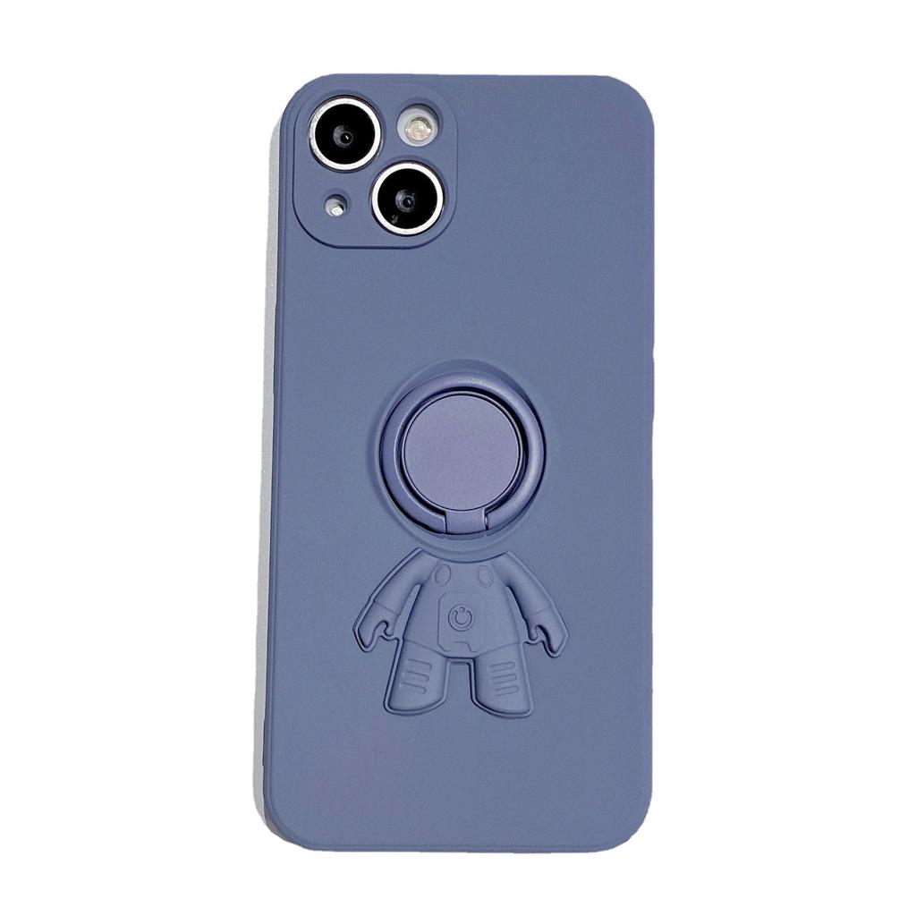 Applicable To IPhone 16 Astronaut Ring Mobile Phone Case Apple 15 Liquid Bracket 14proMax Anti Fall Protection Case