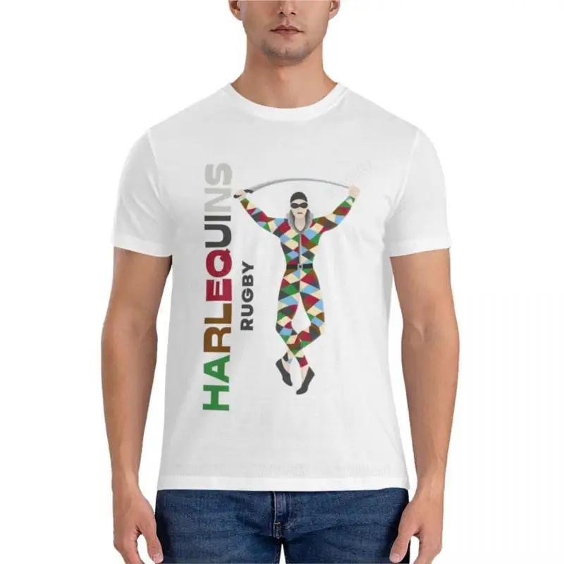 Harlequins Rugby Essential Classic T-Shirt Übergrößen Tops Herren Baumwoll-T-Shirt Herren Kurzarm-T-Shirts Sweatshirts