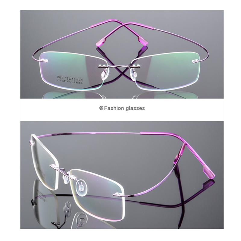Flexibelt Ultralätt båglöst minne Titan Magnetiska läsglasögon Styrka +1,0~+4,0 Glasögon Presbyopiska glasögon Läsglasögon