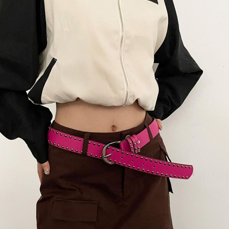 PU Waist Belts with Adjustable Pin Buckle Thin Adjustable Waist Belt Universal Woman Dresses Skirt Coat Waistband