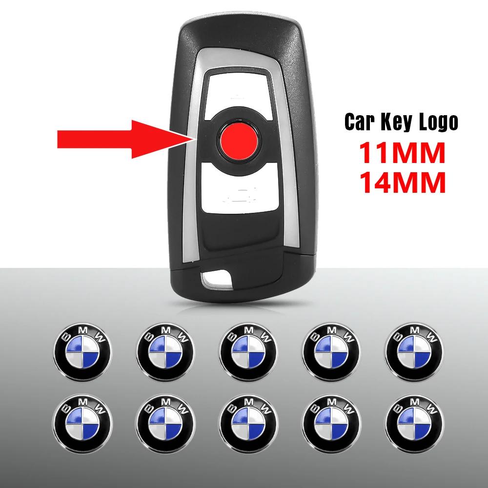 14mm Samolepky s emblémem klíče od auta Logo klíče pro ovládání auta Příslušenství Pro BMW E34 E46 E39 E38 E90 E60 E36 F30 F30 F10 E92 E38 E91 M3 M5