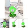 Golf Ball Shape Pen Holder Pencil Vase Desktop Set With Clock 3 Pens for Study Office(green)