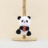 Delightful Miniature Panda Plush Doll Keychain Soft Toy For Accessories Bag