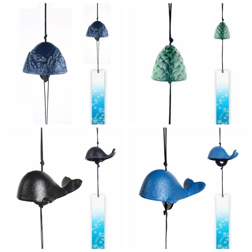 Cast Iron Landscape Bell Creative Blessing Bell Japanese Style Ornaments Bell  Gifts