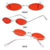 Vintage Retro Small Oval Shape Sunglasses Vintage Shades Sun Glasses for Men Women Eyeglasses Stylish Design Oval Shape Shades