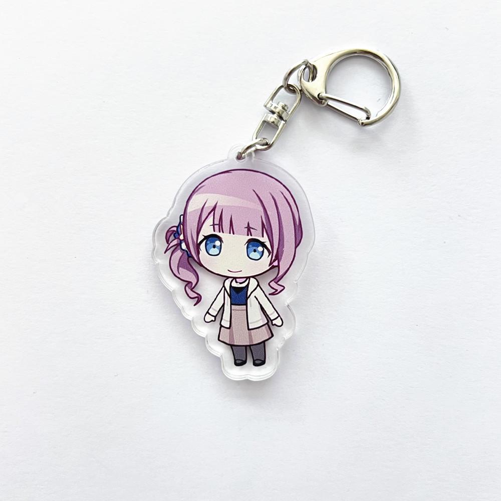 Anime PJSK Project Sekai Colorful Stage Character SD Cosplay Keychain Bag Pendant Acrylic Keyrings Key Chain Ornament Decoration