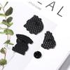 4PCS Cartoon Capybara Enamel Badges Cute Alloy Metal Pins Lapel Brooches For Backpack Clothing Hat Decorate Jewelry Accessories
