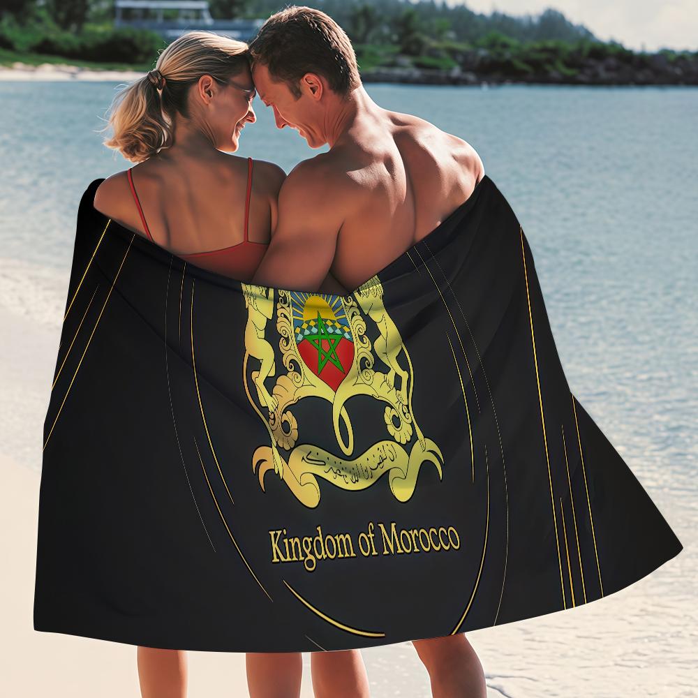 King Nation Morocco Towel Yoga Gym Yoga Gym Lightweight Portable for Swimming Beach Travel Sports Accessories Sandproof