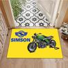 Simson Vintage Motorcycle Rug, Suitable for Living Room, Bedroom, Game Room, Computer Room and Home Décor.