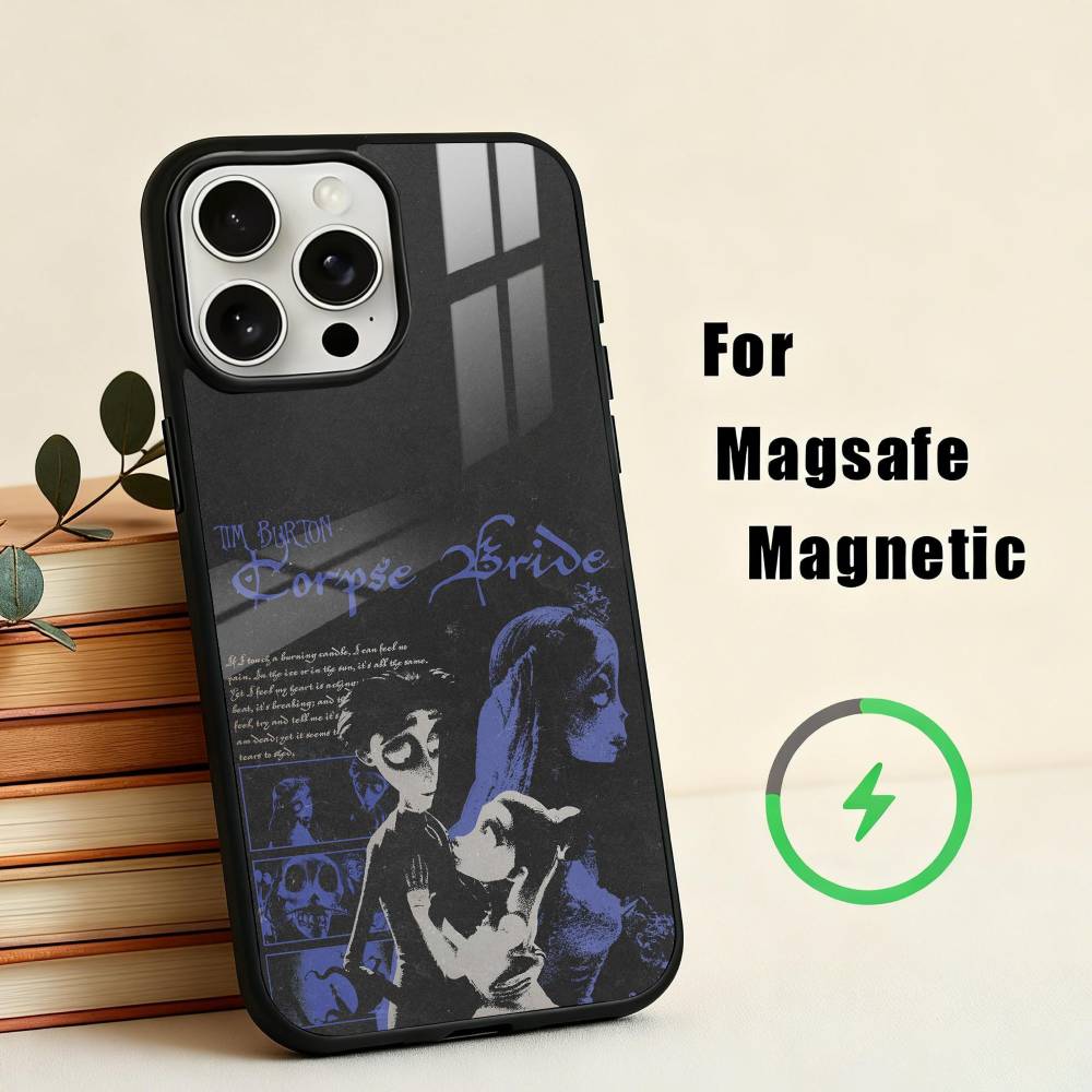 CB C-Corpse B-Bride-s H-Horror-R Phone Case For iPhone 17,16,15,14,13,12,Plus,Pro,Max for Magsafe Magnetic Wireless Charging