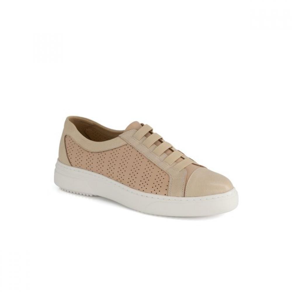 Vainer Women Comfort Lightweight Punching Sneakers Beige 352f0v18d 225