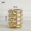 Nordic INS Style Crystal Iron Art Desktop Ornaments: Makeup Brush & Pen Holder Decorative Display.