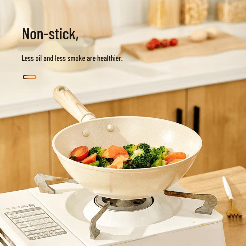Sanjiaolong Maifan Stone Non-Stick Wok