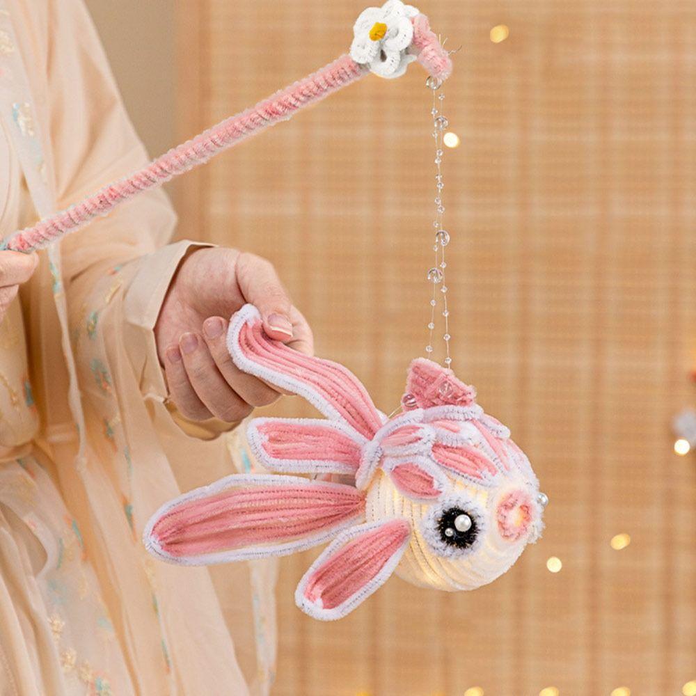 DIY Material Package Lotus Lantern Goldfish/Rabbit Lantern Material Package  Kids Gift