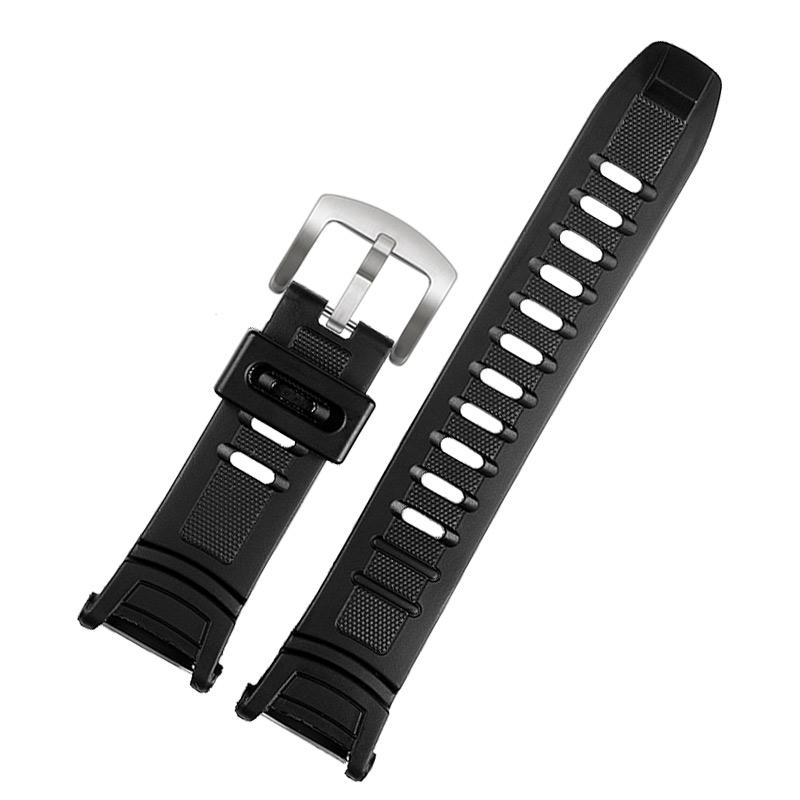 Cinturino per Orologio in Silicone Resina per Casio PROTREK 3206 3135 PRW-1500 PRG-130Y PRW-1500Y Cinturino 26*18mm Uomo Braccialetto Cinturino in Gomma
