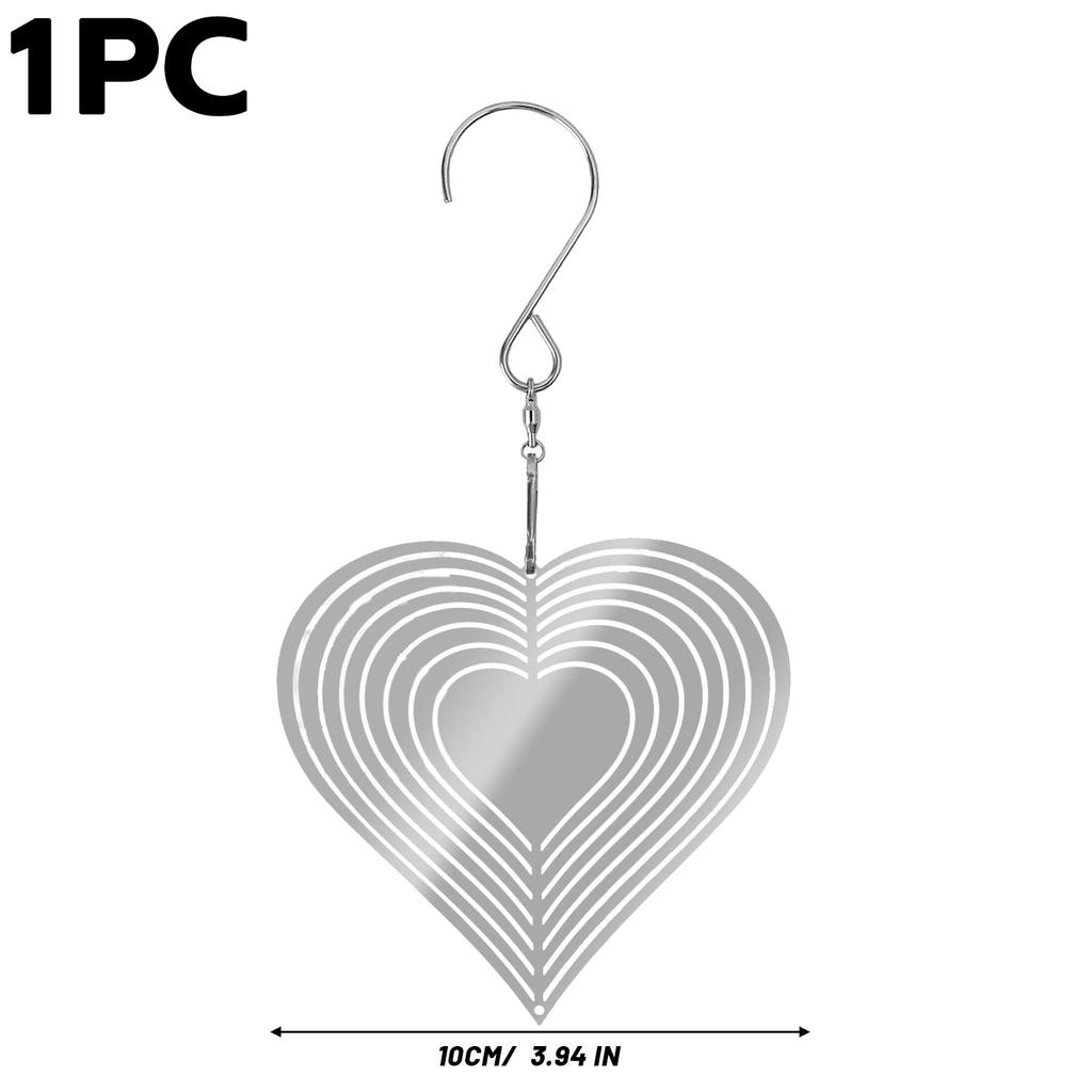 10/1Pcs Bird Deterrent Pendant Reflective Wind Spinner Outdoor Garden Decoration Shiny Wind Spinner Birds Repellent Device