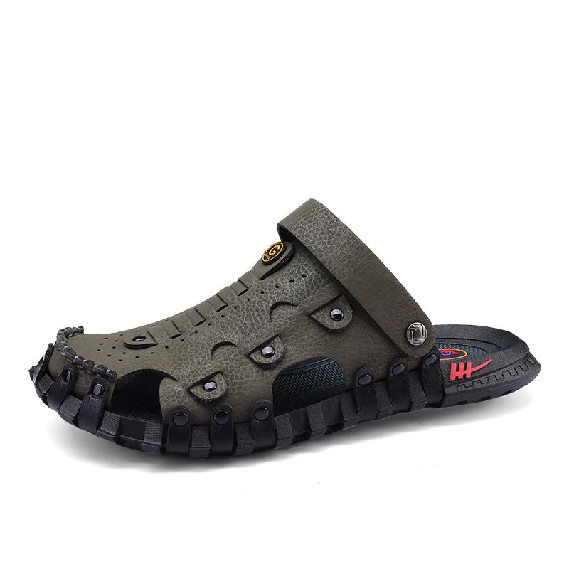 Fashion Men's Summer Sandals Breathable Platform Trendy All-match Casual Outdoor Round Toe Non-slip Water Proof Sandals Summer Main