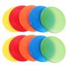 10pcs Flying Disc Set: Colorful Plastic Flying Saucers For Kids - Beach Party Pool Toys - Outdoor Throwing Game - Portable Tossing Toy 9-Inch