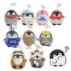 Koupen Penguin Chan Plush Toy Pendant Cartoon Pp Cotton Key Chain Decorate Bag