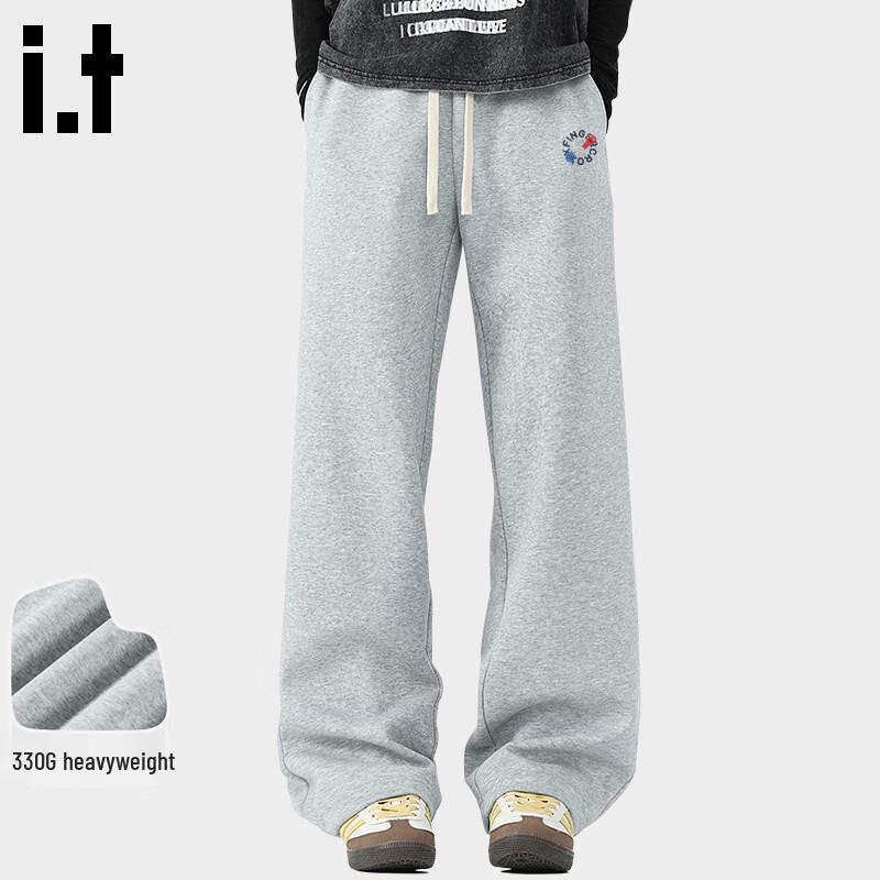 Fingercroxx Men's Trendy Straight-Leg Cotton Casual Pants