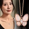 Chic Butterfly Lock Chain Necklace In 18k Gold For Women Stunning Fashion Accessory