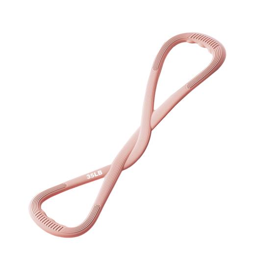 Silikonová fitness odporová guma Protiskluzová osmičková cvičební elastická guma 25/35 liber Muži Ženy Paže Rameno Strečink Silový trénink Napínací lano