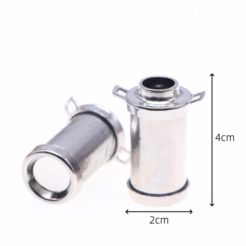 1Pcs Miniature Home Scene Props 1:12 Dollhouse Mini Retro Alloy Milk Pot Model Kitchen Milk Can Bucket Diy Accessories
