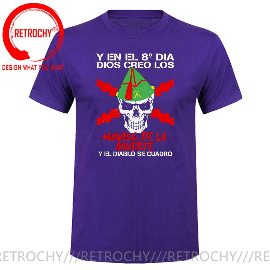 Spain Legion Novios De La Muerte T Shirt Unisex Funny Design Cotton Tshirt Fashion Clothing Harajuku Tshirt Black Tops Tees Shirt