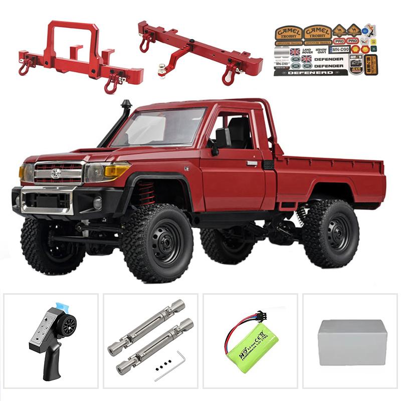 RE02The New MN MN82s MN82 Genuine Toyota LC79 Pickup Remote Control Mode Four-wheel Drive Off-road Mountain Bike Toy Christmas Gift