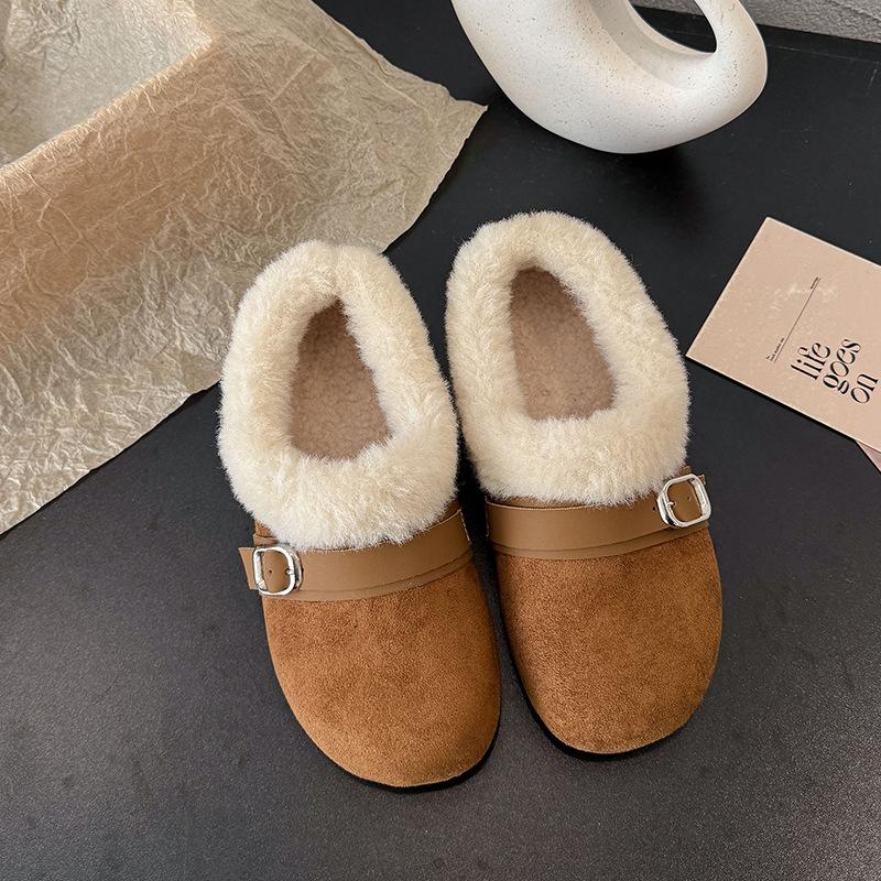 

Женские зимние теплые меховые сноубутсы большого размера на мягкой подошве, утепленные подкладкой ботильоны до щиколотки, нескользящие, для хайкинга, повседневные спортивные лоферы, хлопковая обувь 40 малиновый