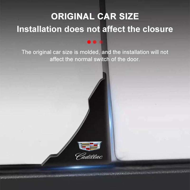 Car Door Corner Sticker Anti Collision Protector Badge Decal For Cadillac CT5 CT6 CTS Seville ATS CT4 XTS Celestiq Ciel Escala SRX XT4 XT5 XT6 EV XLR