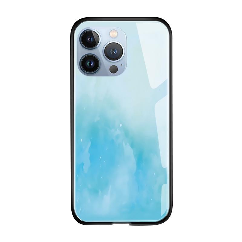 Tempered Glass Phone Case For iPhone 11 12 13 14 15 16 17 Redmi 10 12 14C Note10 Note14 Xiaomi 11Lite PocoC75 Soft Edge Shockproof Smooth Shell