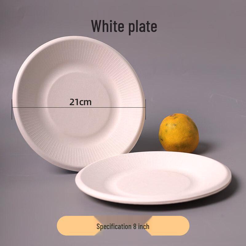 Biodegradable Wheat Straw Disposable Plates & Dishes