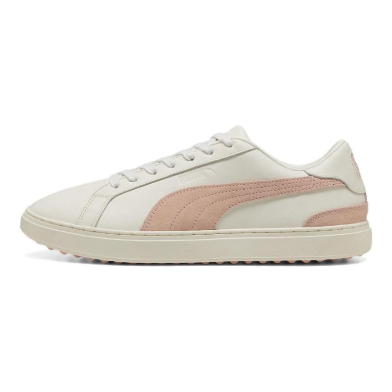 PUMA Classic G Peaches Soft Comfort Low Spikeless Golf Shoes Men White Pink 311285-01 44