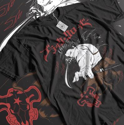 Black Clover Yami Sukehiro T-shirt, Horror Anime Manga Unisex Shirt