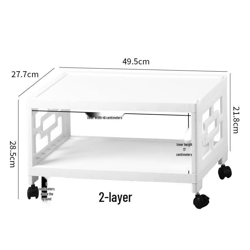 

Многоярусная передвижная стойка для хранения для кухни и обуви