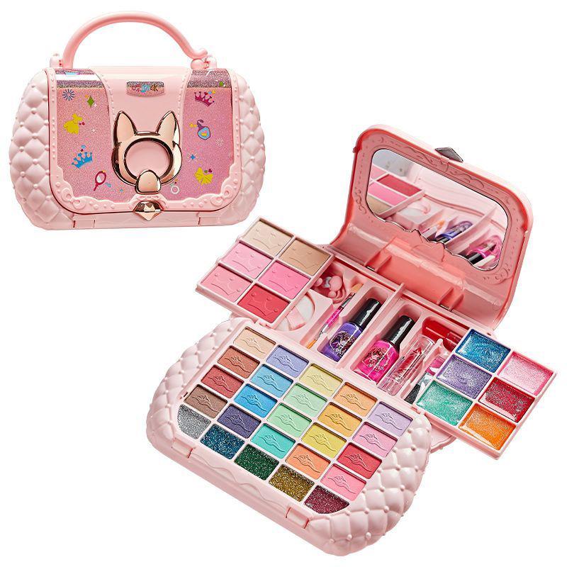 Washable Children's Makeup Toy Set - Little Princess Handbag Birthday Gift