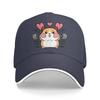 Heart of Gold Baseball Cap Men Hats Visor Protection Snapback Cute Hamster Animal Gifts Caps