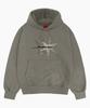 Throwing Star Hoodie Khaki Beige