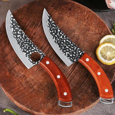 2022 Forged Boning Knife Butcher Knife Kitchen Chef Knives Forged Stainless Steel Meat Cleaver Butcher Vegetable Cutter Slicer
