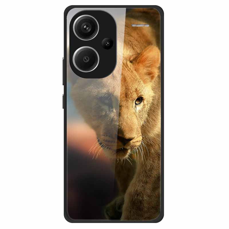 For Redmi Note 13 Pro Plus 5G Case Pro+ Tempered Glass Hard Fundas for Xiaomi Redmi Note 13 Pro Note13 5G Cover Coque Luxury