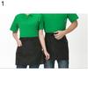 Half-length Short Waist Apron with Pockets Catering Chefs Bar Waiters Uniform
