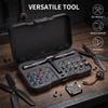 24 In 1 Multi-purpose Ratchet Wrench Screwdriver Set Magnetic S2 CRV Bits Modular Interchangeable Handle Portable Storage Box DIY Household Precision