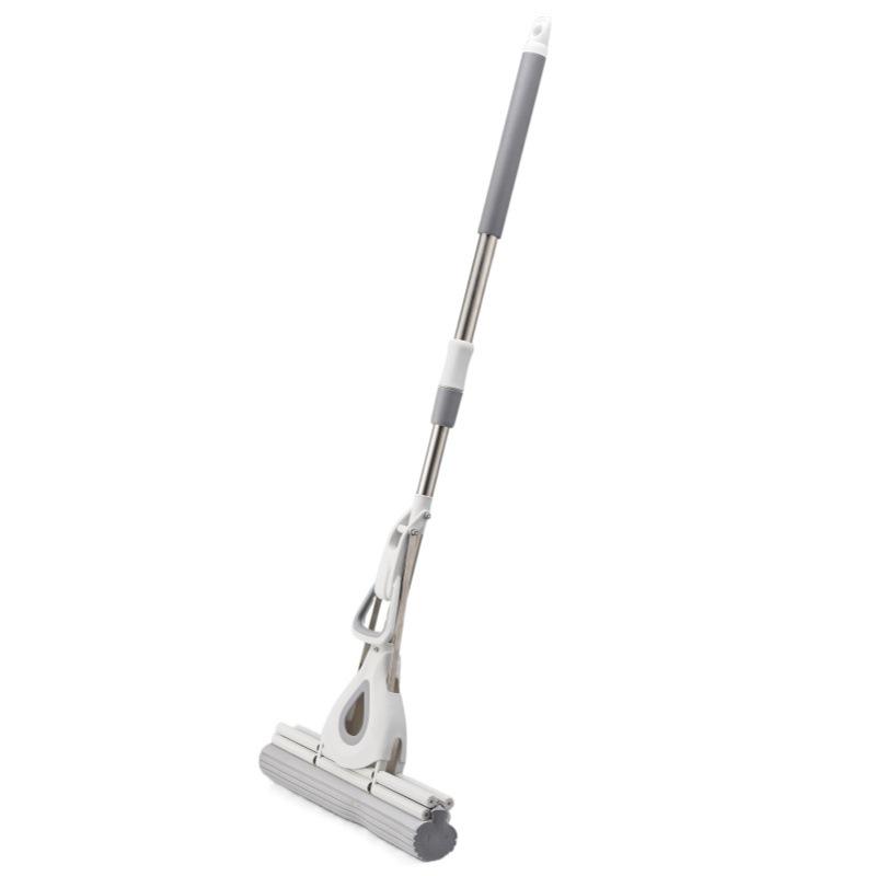 Tengji 2026 Roller Mop: Hands-Free Sponge Mop with Extended Handle - No Bending Required