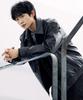 MINDBRIDGE [Couture] Out-Pocket Black Leather Oversized Blouson